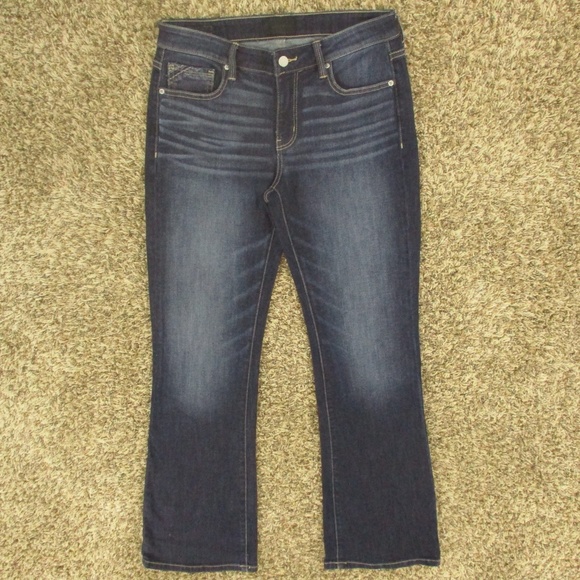 Buckle Black Jeans Women's 29 Dark Wash Bootcut Fit No.53 Mid Rise Stretch Denim - Picture 1 of 9